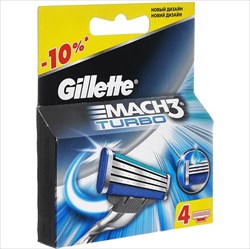жиллет кассеты mach3 turbo n4 фото