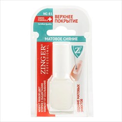 зингер покрытие для ногтей 12мл матовый эффект фото