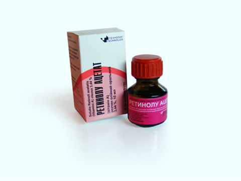 ретинола ацетат раствор масляный 3,44% 10 мл фото