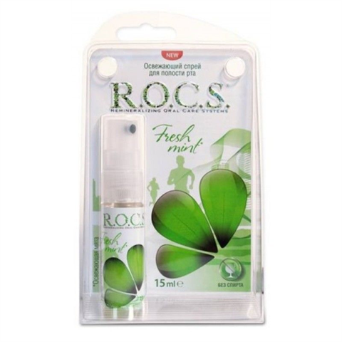 рокс спрей освежающий для рта освежающая мята 15 мл фото