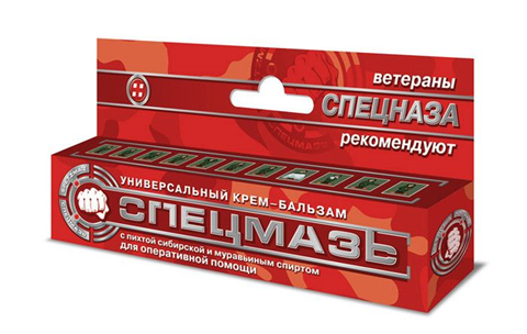 спецмазь крем пихтой муравьиным спиртом 44мл фото