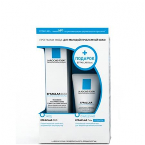 ля рош позе эфаклар набор крем дуо плюс 40мл плюс гель очищающий 50мл фото