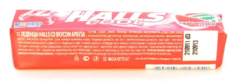 леденцы halls арбуз 33,5 n9 фото