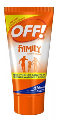 офф фэмили крем от комаров с алоэ вера 150 мл фото