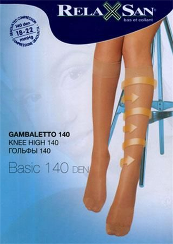 гольфы релаксан 140 den 18 - 22 мм рт ст размер 3 бежевые фото