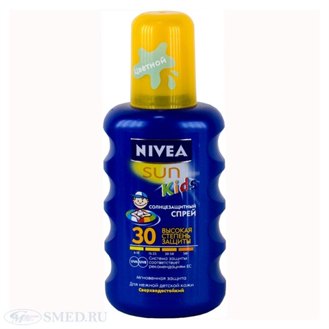 нивеа сан кидс спрей для тела 200мл spf 30 фото