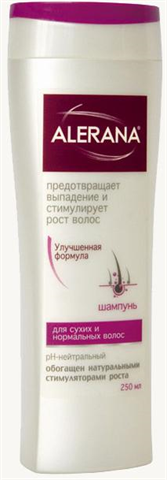 алерана шампунь для сухих и нормальных волос 250 мл фото