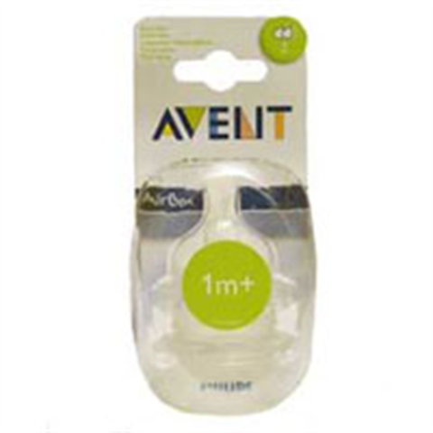 авент соска медленный поток от 1 мес 2 шт (арт 8004/82820) фото