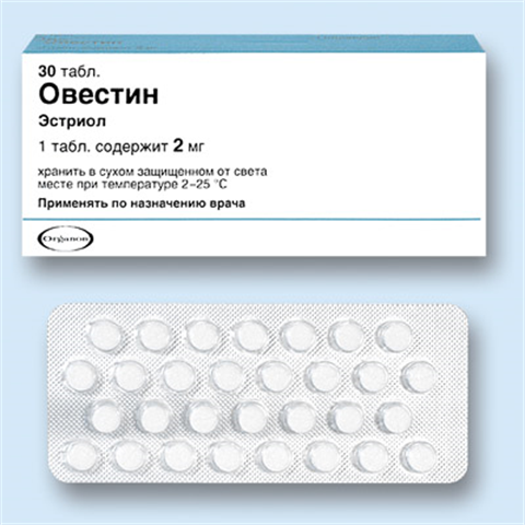 Овестин таблетки 2 мг n30 цена 1770 руб в Москве, купить Овестин таблетки 2  мг n30 недорого онлайн от производителя Organon инструкция по применению,  отзывы в интернет аптеке Народная