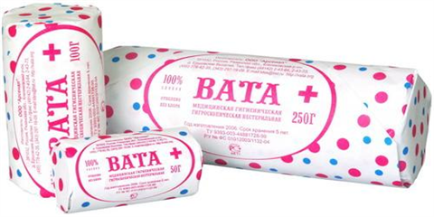 вата нестерильная 50 г фото