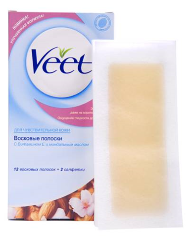 вит полоски восковые для чувствительной кожи №12 фото