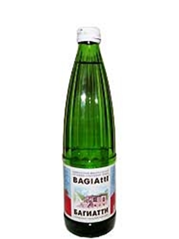 вода минеральная багиатти 0,5 л стекло фото