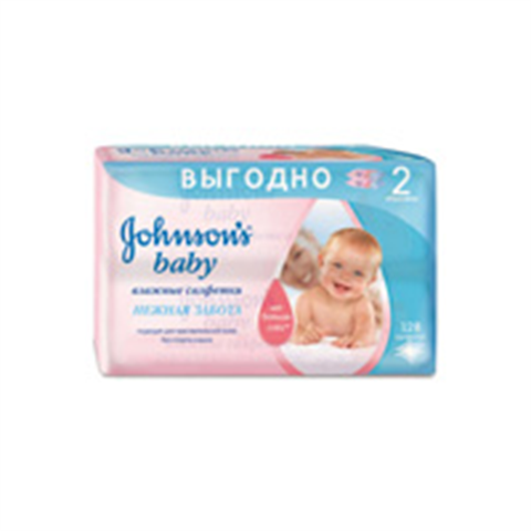 джонсонс бэби салфетки нежная забота n128 фото