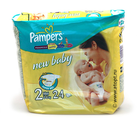 памперс нью бэби драй подгузники р 2 n27 3-6 кг фото