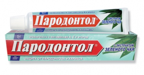 пародонтол з/паста зеленый чай 63г фото