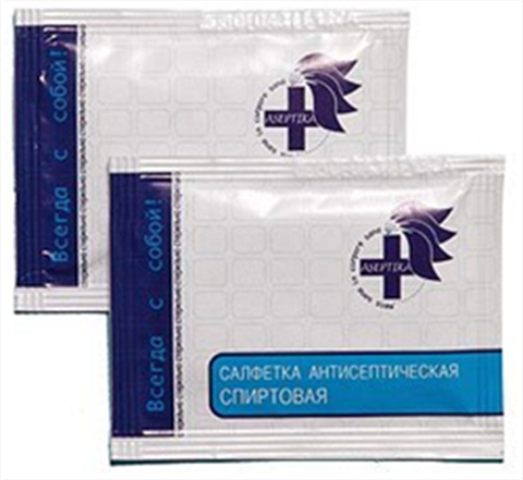 салфетка спиртовая n1 фото