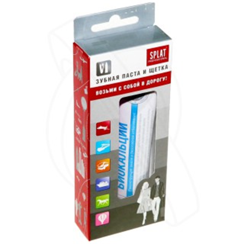 сплат набор дорожный биокальций (паста и щётка) фото
