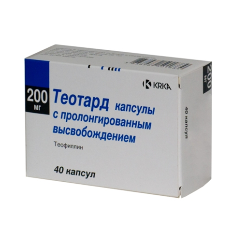 теотард 200 мг n40 капс фото