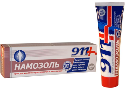 911 намозоль крем 100мл фото