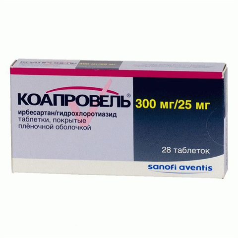 коапровель таб ппо 300мг плюс 12,5мг n28 фото