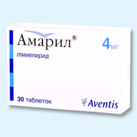 амарил 4 мг n30 табл фото
