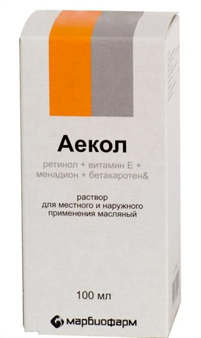 аекол раствор для местного и наружного применения 100 мл фото