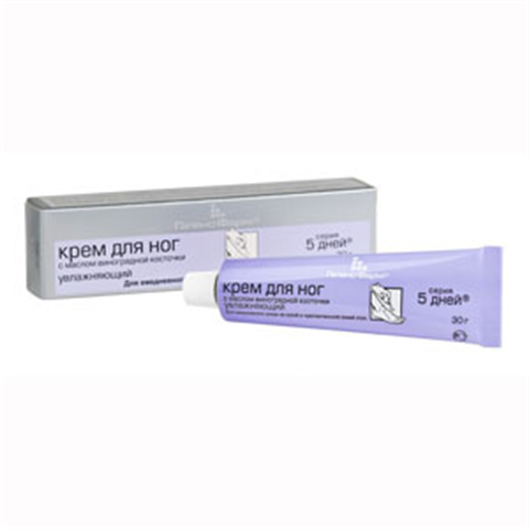 5дней крем для ног увл масл вин кост 30г фото