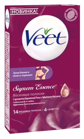 вит полоски воск д/депиляции №14 зона бикини-подмышки роза фото
