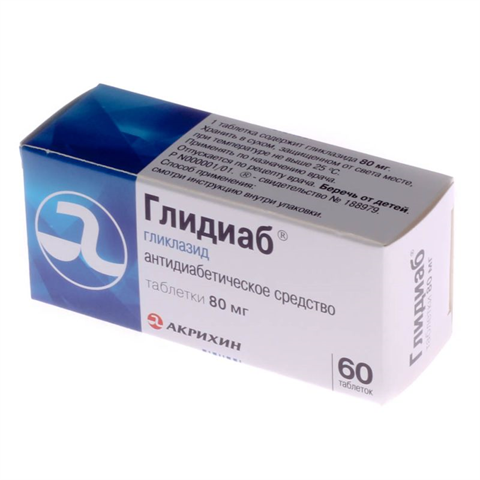 глидиаб таб 80мг n60 фото