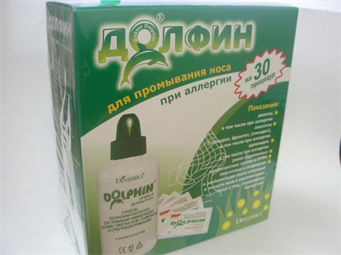 долфин устройство плюс средство при аллергиях без трав для промывания носа №30 фото
