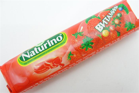 леденцы naturino клубника с витамином фото