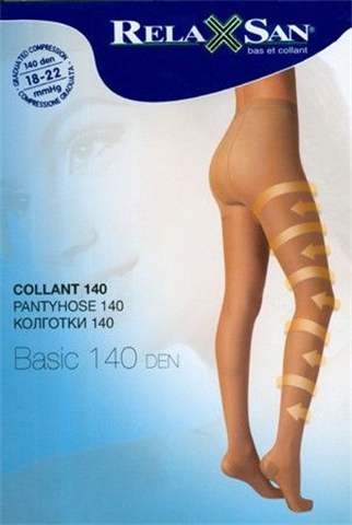 колготки релаксан 70 den 12 - 17 мм рт ст размер 3 бежевые фото