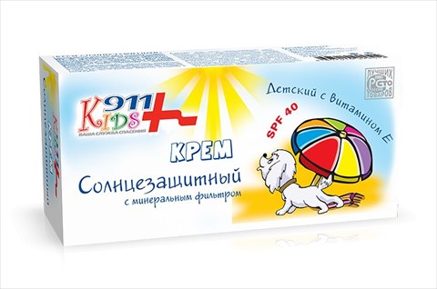 911-kids крем солнцезащитный spf-40 150 мл фото