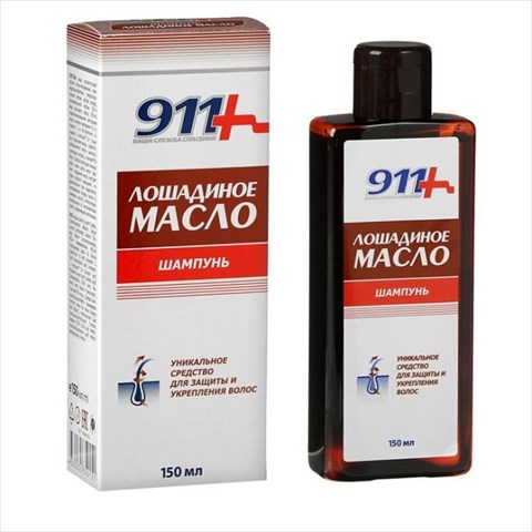911 лошадиное масло шампунь 150мл для всех типов волос фото