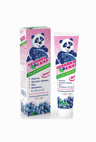 черникоежка для детей с 3 лет 150 г гель для приема внутрь фото