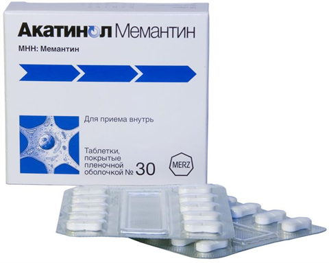акатинол мемантин 10 мг n30 табл фото