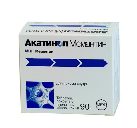 акатинол мемантин 10 мг n90 табл фото