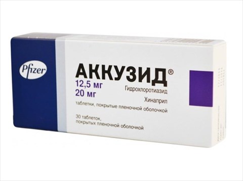 аккузид таб ппо 20мг плюс 12,5мг n30 фото