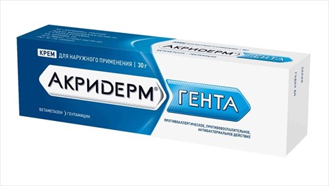 акридерм гента крем 30г фото