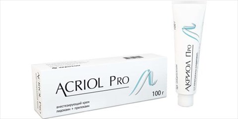 акриол про крем для мест и наруж примен 2,5% плюс 2,5% 100г фото