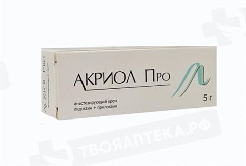Акриол про крем 5 г туба цена 315 руб в Москве, купить Акриол про крем ...