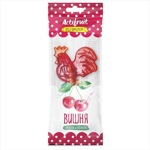 актифрут витамин с и цинк карамель леденц 17г петушок со вкусом вишни фото