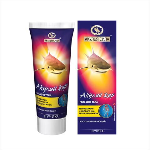 акулий жир гель глюкозамин с коллагеном и хондроитином 75 мл фото