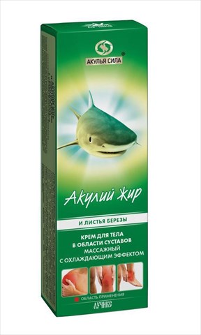 акулий жир крем листья березы для тела 75 мл фото