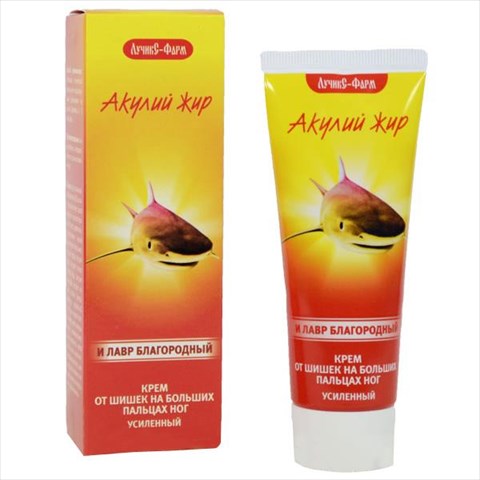 акулий жир акулья сила крем для ног 75мл лавр благородный от шишек фото