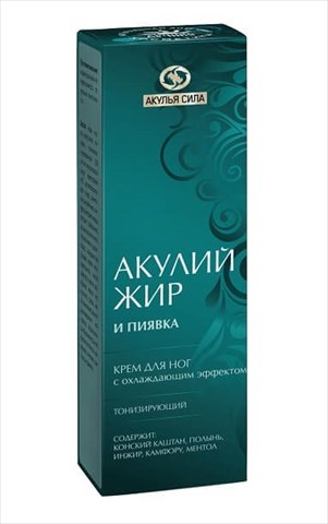 акулий жир акулья сила крем для ног 75мл экстр пиявки фото