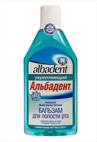 альбадент бальзам для полости рта 400мл минералы фото