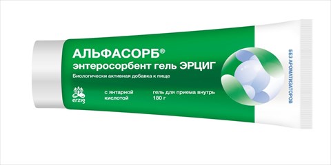 альфасорб энтеросорбент гель эрциг 180г б/ароматиз фото