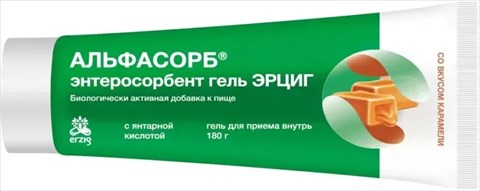альфасорб энтеросорбент гель карамель эрциг для пр внутрь 180г фото