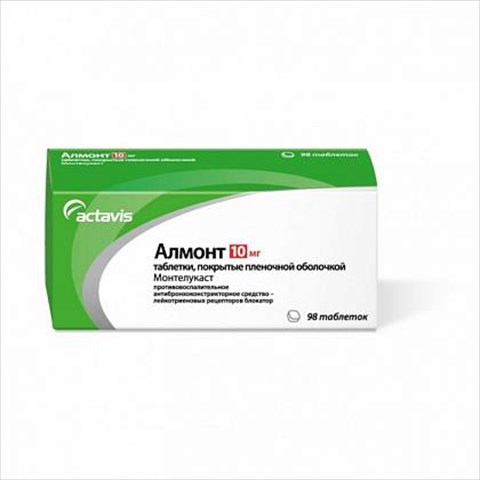 алмонт 10 мг n98 табл фото